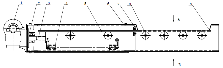 TZMD電動(dòng)閘門(mén)結(jié)構(gòu)示意如圖 TZMD電動(dòng)閘門(mén)結(jié)構(gòu)示意如圖